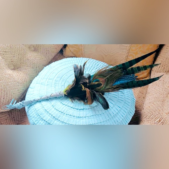 Feather and Leather Smudging Fan